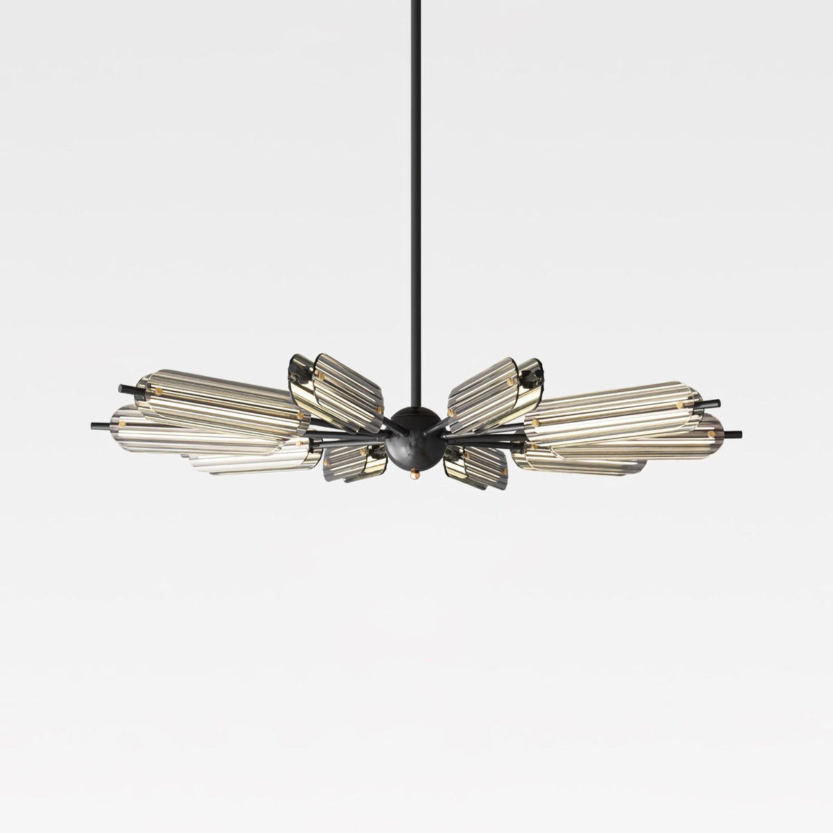 Sputnik Brass Chandelier product view