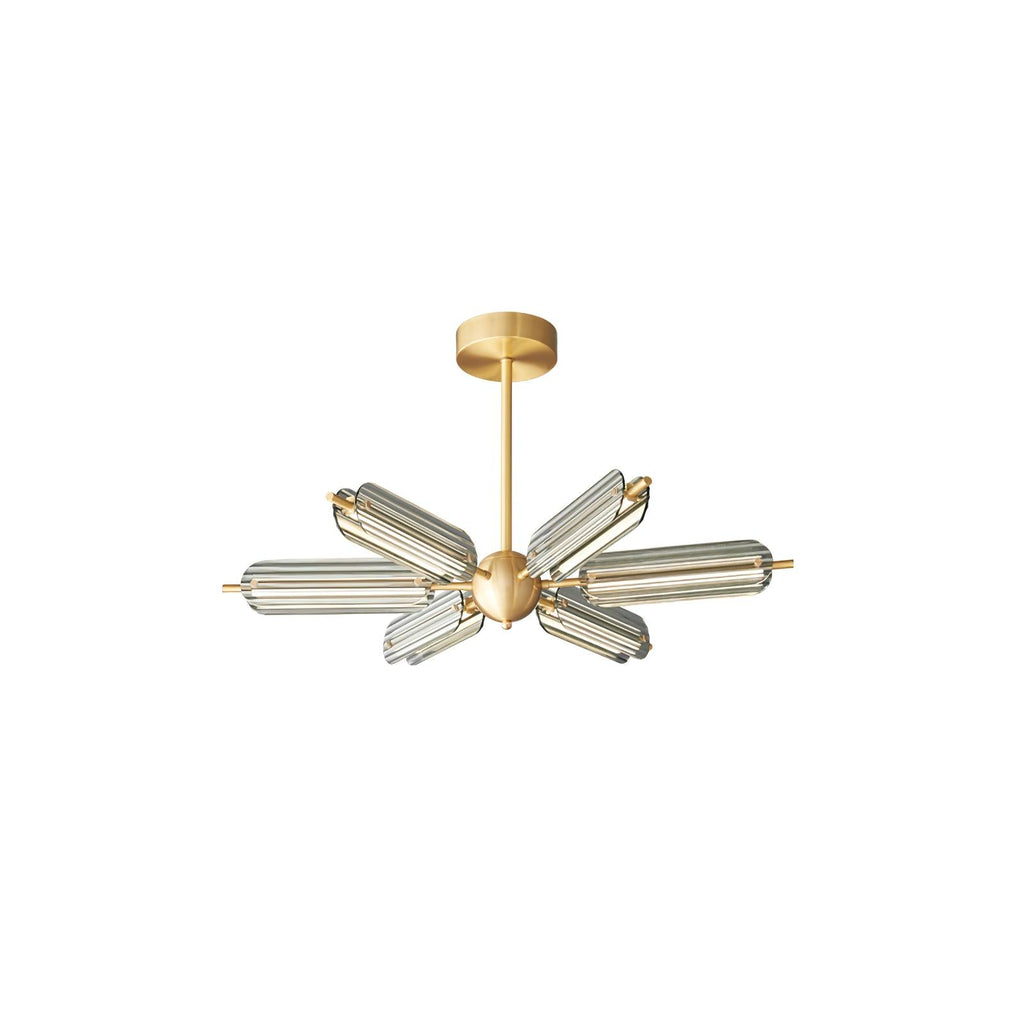Sputnik Brass Chandelier product view