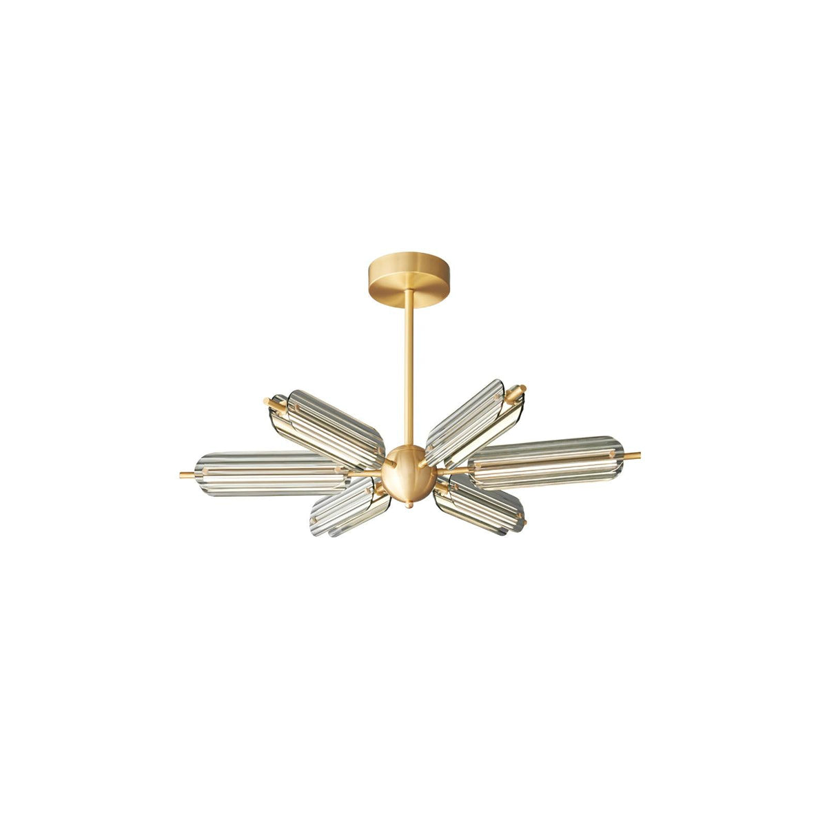 Sputnik Brass Chandelier product view