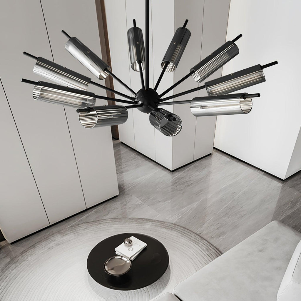 Sputnik Brass Chandelier product view