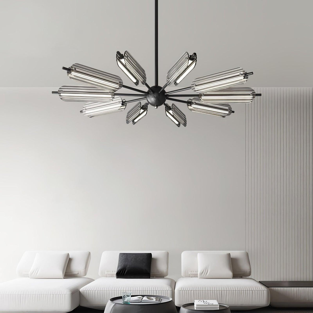 Sputnik Brass Chandelier product view