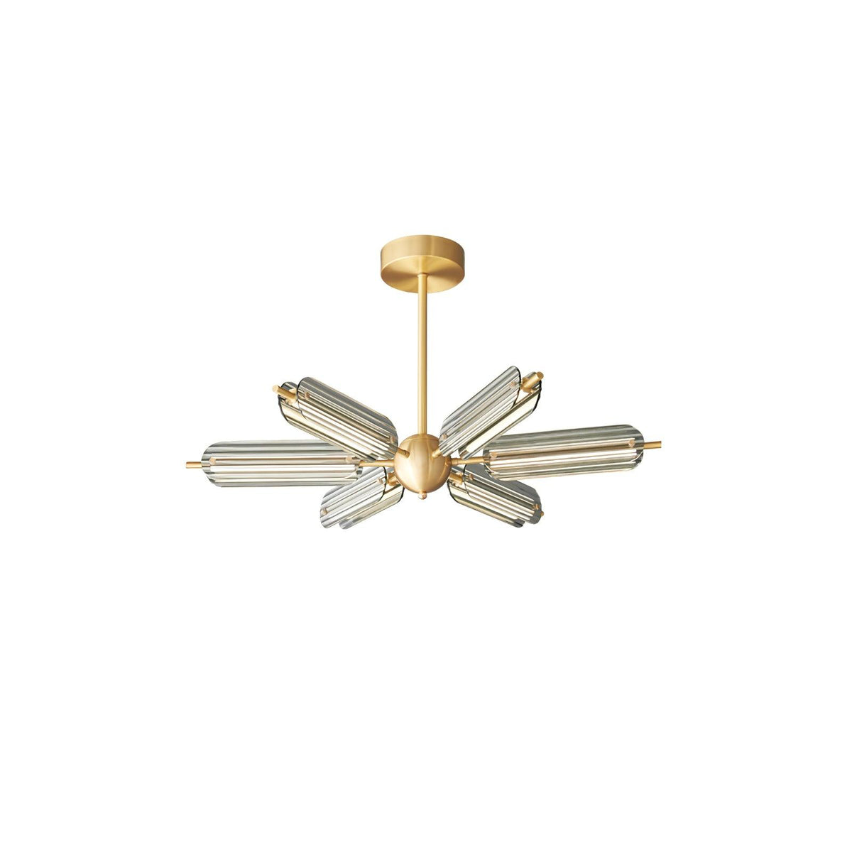 Sputnik Brass Chandelier product view