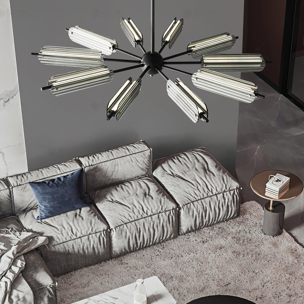 Sputnik Brass Chandelier product view