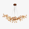 Stone Crystal Brass Chandelier product view