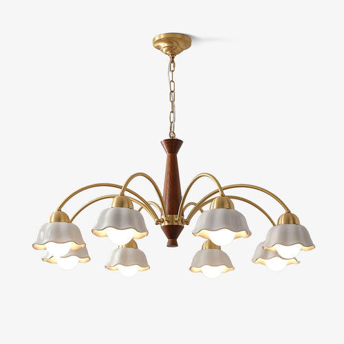 Swedish Modern Brass Chandelier product view