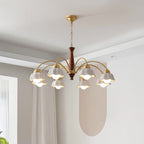 Swedish Modern Brass Chandelier product view