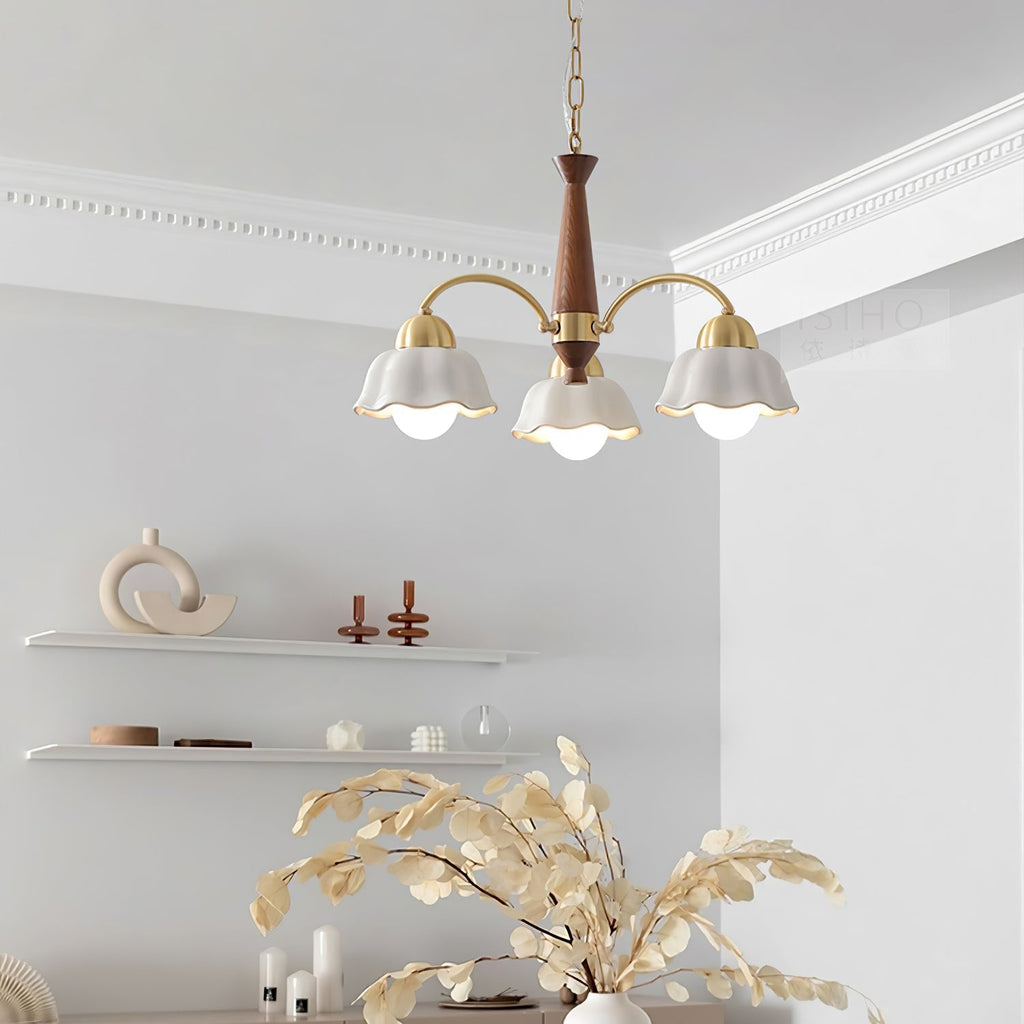 Swedish Modern Brass Chandelier product view