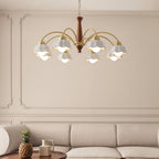 Swedish Modern Brass Chandelier product view