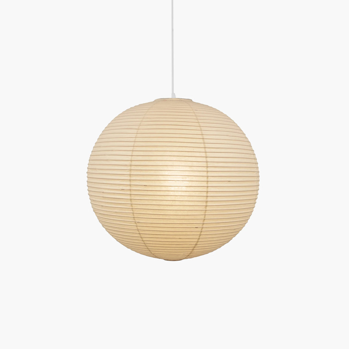 Washi Paper A Pendant Lamp ? 21.7″ x H 20.5″ / Dia 55cm x H 52cm / White Lampshade & White Cable 1001 Pendant light