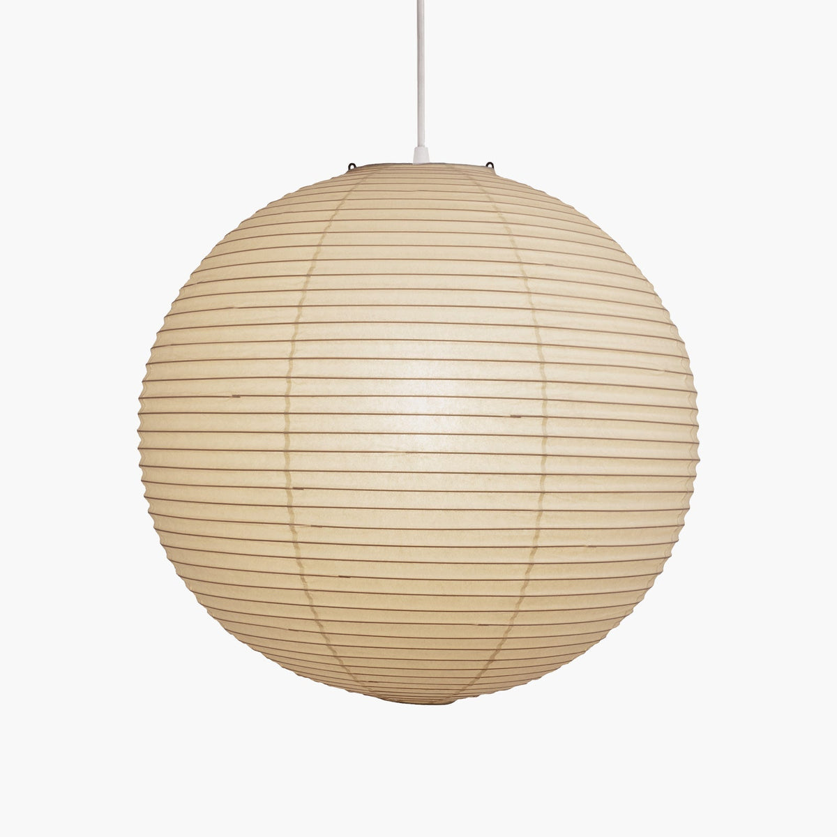 Washi Paper A Pendant Lamp ? 31.5″ x H 29.9″ / Dia 80cm x H 76cm / White Lampshade & White Cable 1001 Pendant light