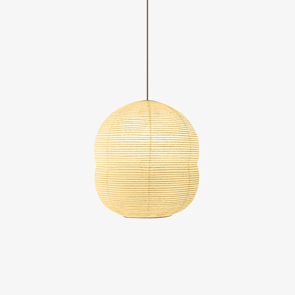 Washi Paper Mini Pendant Light Dia 40cm x H 42cm / ? 15.7″ x H 16.5″ / White Pendant light