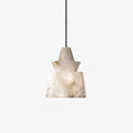 White Alabaster Pendant Light product view