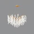 White Jade Branch Brass Chandelier product view
