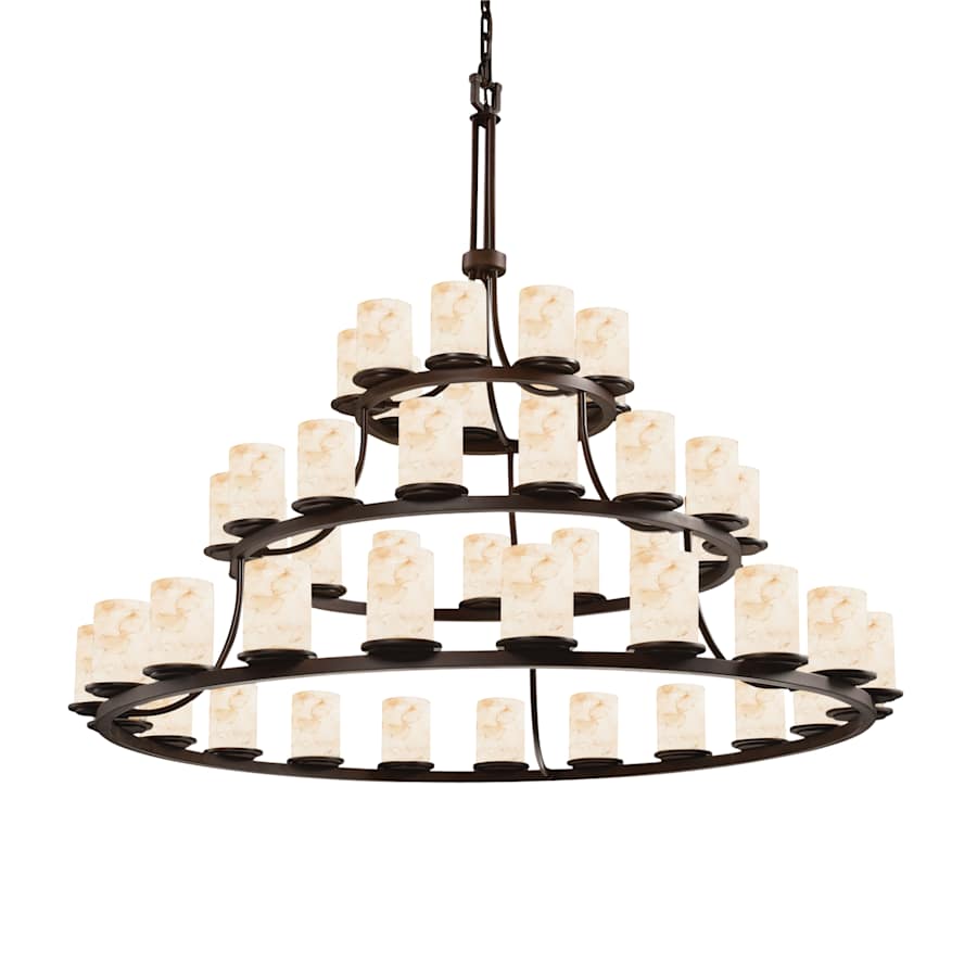 Justice Design Group Chandelier from the Alabaster Rocks! Collection product view